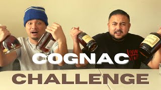 COGNAC CHALLENGE  BLIND TASTE TEST  HENNESSY  PRIVILEGE  DUSSE  MARTELL  WHICH ONE IS BEST [upl. by Eigram]