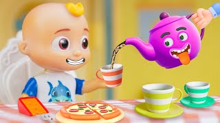 Im a Little Teapot Song  CoComelon Toys Nursery Rhymes amp Kids Songs [upl. by Lasala54]