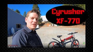 Cyrusher XF770 Electric Bike Review and Im giving it away BoltonGivesBack [upl. by Ermengarde]