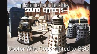 Remembrance of the Daleks Sound Effects Part 1 [upl. by Norwood]