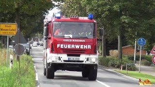 2x TLF 1625 Freiwillige Feuerwehr WinsenLuhe  RTW [upl. by Micro]