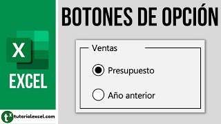 Insertar BOTONES DE OPCIÓN en Excel 🔘 [upl. by Keon]