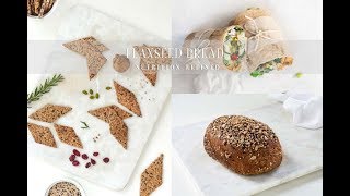 Flaxseed Loaf of Bread Tortillas amp Crackers 1 Ingredient  Vegan Paleo Keto [upl. by Copeland]