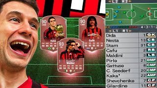 MONTEI UM TIME SÓ DE LENDAS DO MILAN E JOGUEI A WL 🔥🔥 EA FC 25 ULTIMATE TEAM [upl. by Eide]