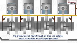 Circuito Lubrificazione Motore Engine Lubrication System [upl. by Ethelstan972]