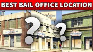 GTA 5 Best Bail Office To Buy  GTA ONLINE BEST BAIL OFFICE LOCATION TO OWN Relocation Guide [upl. by Atsev]