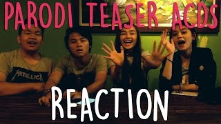 reaction parodi teaser film AdaCintaDiSMA [upl. by Amick411]