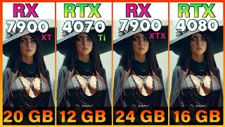 RX 7900 XT vs RTX 4070 Ti vs RX 7900 XTX vs RTX 4080 Tested in 12 Games [upl. by Ijic]