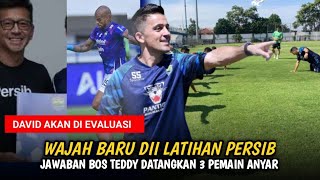 🔴 WAJAH BARU DI LATIHAN PERSIB Pengganti DDS Ini kata Bos Teddy 4 Pemain Cedera [upl. by Eceela142]