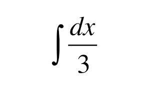 Integrales Indefinidas Integral de dx3 [upl. by Ettecul528]