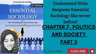 Chapter 7 Politics and SocietyNitin Sangwan Essential Sociology [upl. by Oeflein864]