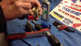 Pressure washer ST2300 CONVERTED Quick release trigger repair leak and change seals [upl. by Sherm887]