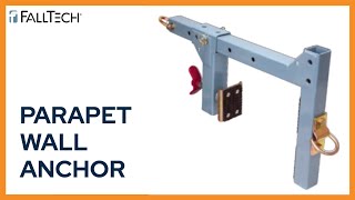 Parapet Wall Anchor  FallTech [upl. by Niveek14]