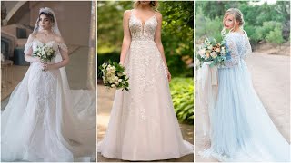 200 Beautiful Wedding Dresses for 2024  Aline Dresses Mermaids  winter wedding dress for girls [upl. by Nitsua376]