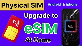 How to convert Airtel Sim to eSIM  Airtel eSIM activation  Perfect Engineer [upl. by Haroppiz377]