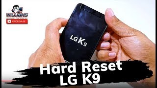 Hard Reset LG K9 Como Formatar Desbloquear Restaurar [upl. by Anohr288]