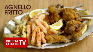 COSTOLETTE DI AGNELLO FRITTO di Benedetta Rossi  Ricetta TV Fatto in Casa per Voi [upl. by Baten883]