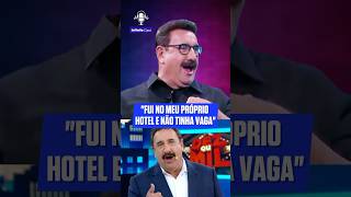 RATINHO FOI BARRADO NO PRÓPRIO HOTEL PORQUE NÃO TINHA VAGA ✂️ podcast ratinho sbt cortes [upl. by Cirred568]