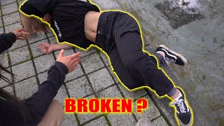 SHE BROKE HER LEG freerunning [upl. by Annovad]