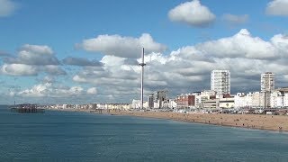 Brighton i360 Tower  Full ride stunning views of Sussex coast UK Full experience [upl. by Adien262]