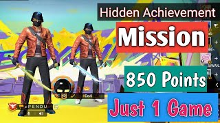 hidden achievement mission ⚡ hidden achievement points freefire 💥 freefire achievement mission 💀 [upl. by Vani]