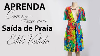 Saída de praia  DIY Simples Rápida e Fácil de Fazer [upl. by Elvyn]