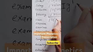 How To Pronounce The Word Exam IPA Phonetics Transcription viral  shorts viral shorts [upl. by Damahom]