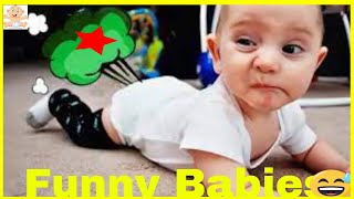 Lovely Moments When Babies Fart Will Make You Laugh 5  Funny Videos [upl. by Dorsman892]