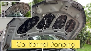 Car Bonnet Damping At Home  Damping for car bonnet  THE S ZONE  Honda City [upl. by Yenhpad]