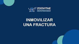 INMOVILIZAR FRACTURA [upl. by Sabah]