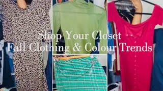 🍂Fall Wardrobe Prep Shop MyYour Closet For Fall Clothing and Color Trends [upl. by Wynne]