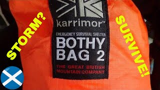 707m Tinto Climb PLUS Karrimor Survival Tent Reviewed in Storm [upl. by Ynneh]