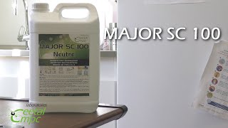 NETTOYER ET DESINFECTER AVEC LE MAJOR SC 100 BIODEGRADABLE A 99  Laboratoires CEETALCMPC [upl. by Napier]