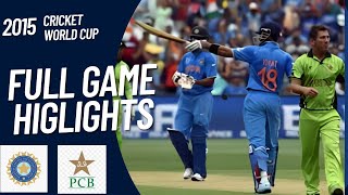 CWC15 Indian vs PakistanIndia innings Pakistan vs India world cup 2015 cricket match highlights [upl. by Ardnohsed]