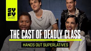 Deadly Class Cast Gives Superlatives  SYFY WIRE [upl. by Seugirdor835]