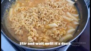 How to cook Cheese Yopokki with Ramen [upl. by Deborah]