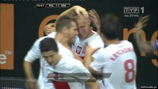 Polska 11 Anglia  Glik  Poland 11 England  Glik 17102012 [upl. by Rola284]