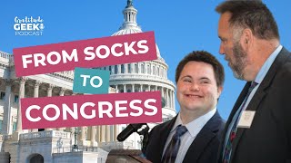 Johns Crazy Socks Goes to Washington Down Syndrome Advocacy [upl. by Lull]