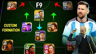 Customised 😍🫡🔥 My 1st Custom Formation in eFootball 24 Mobile 🥶 PES EMPIRE • [upl. by Aicek]