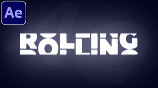 Rolling Text Animation Tutorial in After Effects  Scrolling Text  No Plugins [upl. by Aun515]