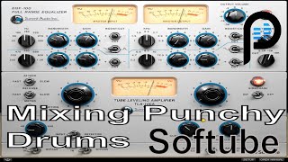 Drums How to Mix Punchy Drum Using Softube Plugins  A Bigger Sound [upl. by Kiyohara]