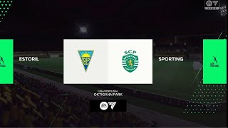 ESTORIL PRAIA VS SPORTING LIGA BETCLIC 2024 2025 [upl. by Treiber]