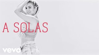 Karol G  A Solas Official Lyric Video [upl. by Yrevi528]