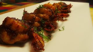 PRAWNS RECHEADO MASALA FRY RECIPE  PRAWNS MASALA FRY  PRAWNS MASALA [upl. by Alliuqal]