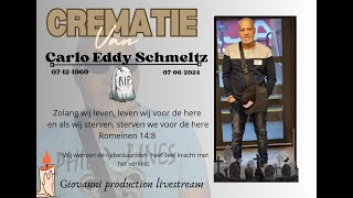 Live streaming Crematie van DrhCarlo Eddy Schmeltz [upl. by Shih]