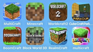 Multi Craft Minecraft Worldcraft 2 Cube Craft Parkour Boom Craft Block World 3D RealmCraft [upl. by Nesilla886]