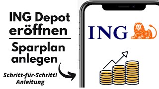 ING Depot eröffnen amp ING ETF Sparplan anlegen 2024 [upl. by Lleraj]