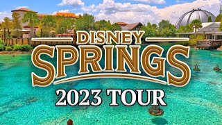 Disney Springs 2023 Walkthrough at Walt Disney World 4K POV [upl. by Cerell268]