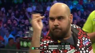 9 DARTER KYLE ANDERSON  PDC EUROPEAN CHAMPIONSHIP 2017 [upl. by Ahseinaj]