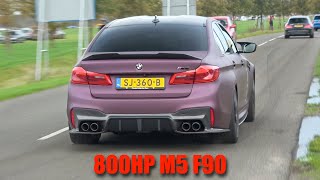 800HP Stage 2 BMW M5 F90 with Supersprint Exhaust  LOUD Revs amp FAST Accelerations [upl. by Luna]